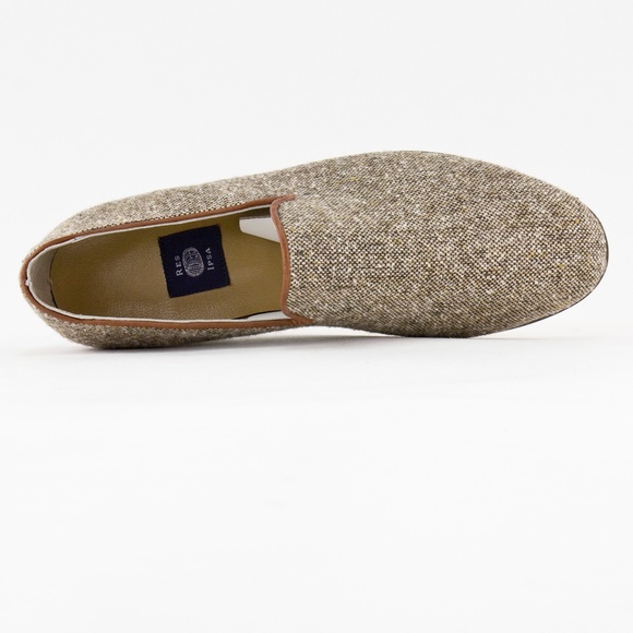 Res Ipsa Kilim Tweed Loafer Brown Herringbone - Picture 6 of 8